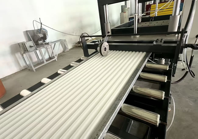 POM / PA / PP / PE plate and rod extrusion production line